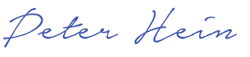 Peter Hein Unterschrift